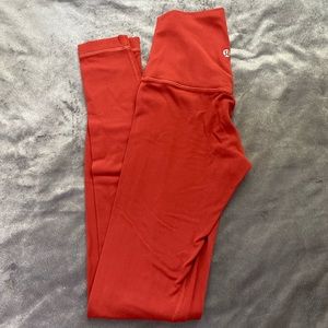 Dark Terracotta Align Super 28” Lululemon Leggings
